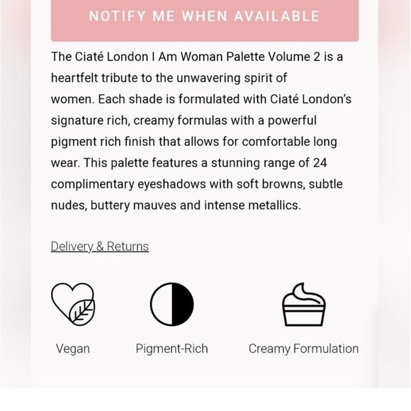 Ciate 24 piece Eyeshadow Palette - Picture 7 of 12